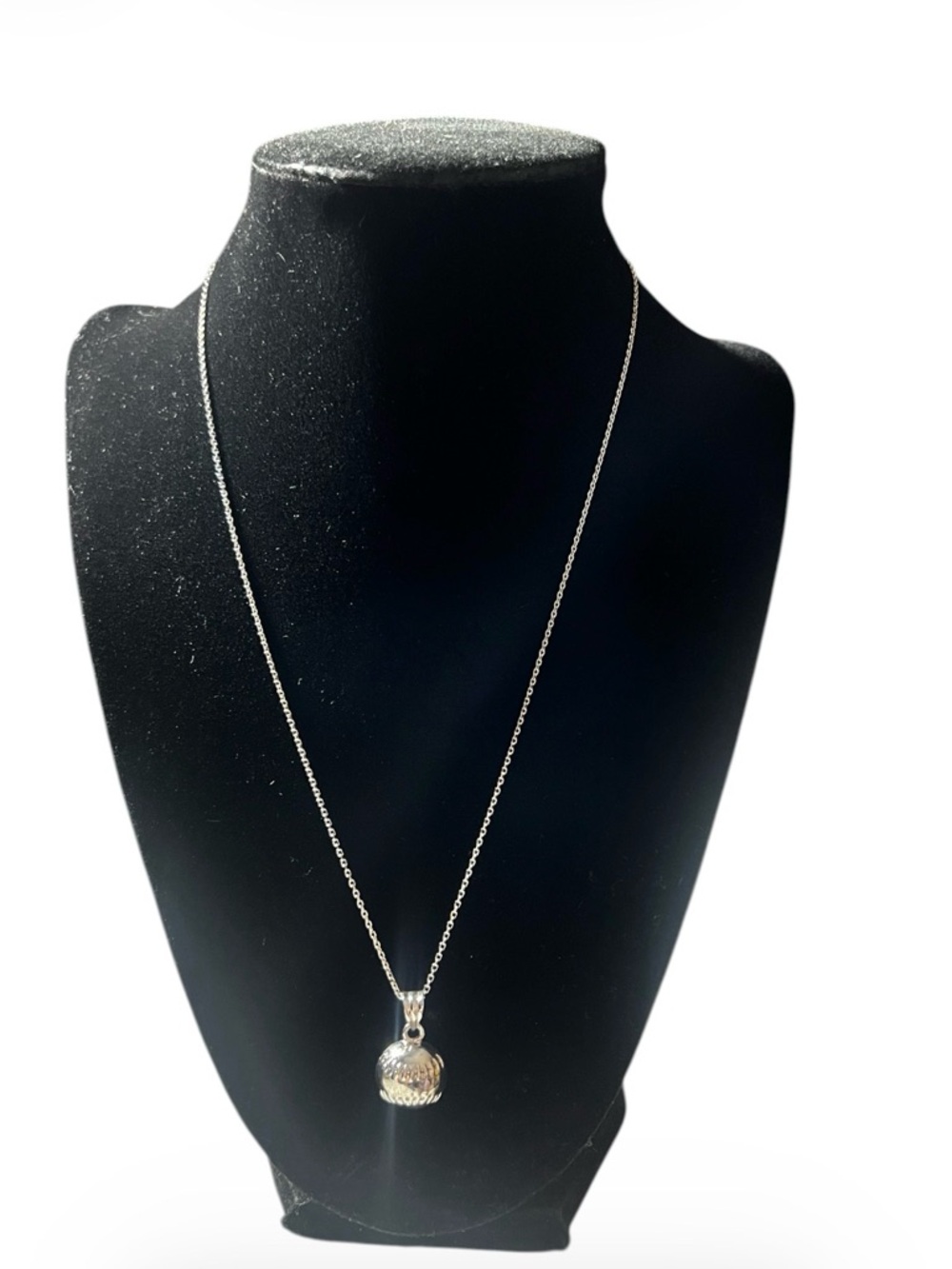 Italy Silver 20’  S925 ball pendant   Necklace - Timeless Silver Pendant
